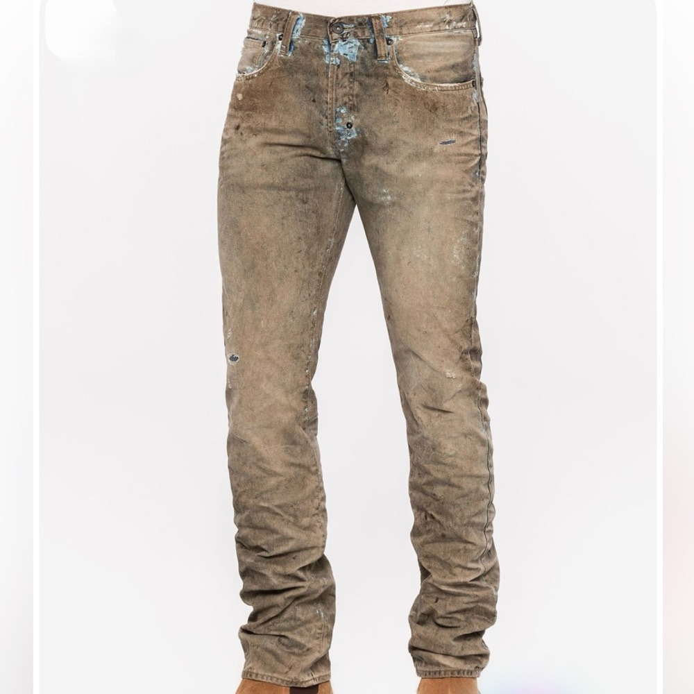 PRPS Goods & Co. “Demon” Fit Jeans – Distressed Paint-Splatter Wash – Size 34